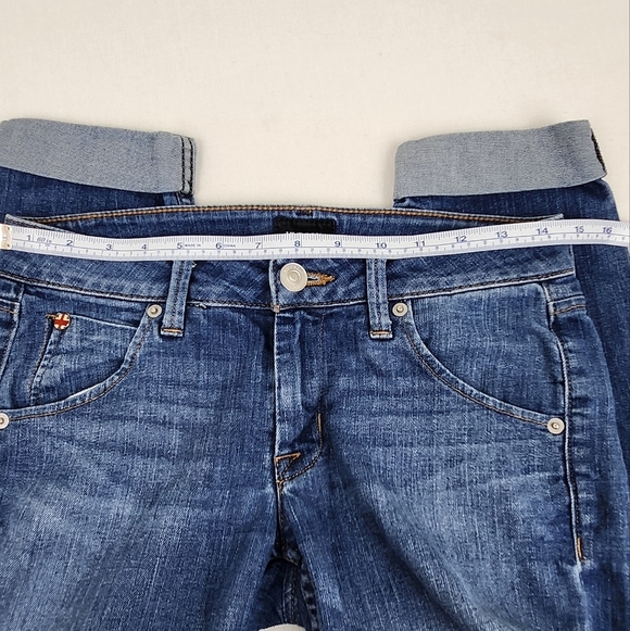 Hudson Bacara Crop Straight Crop Stretch Denim Jeans. Size 25 - Picture 8 of 9